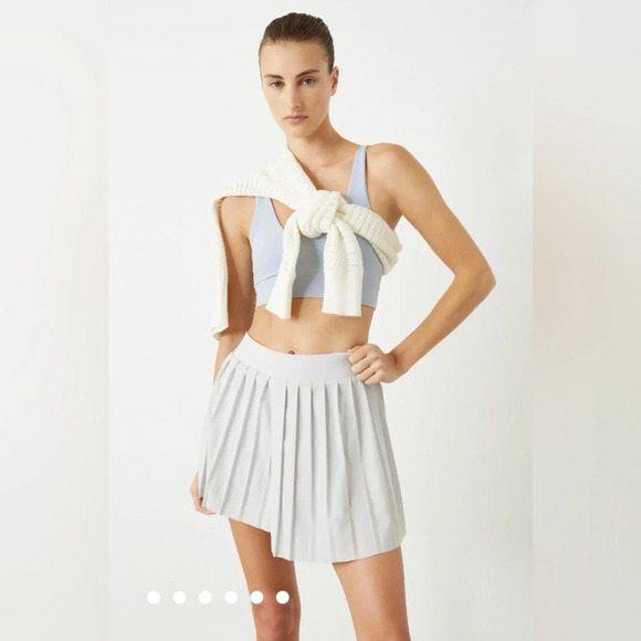Varley Melody Skirt in Microchip - Mini Pleated Tennis Skort in Medium - Picture 3 of 14